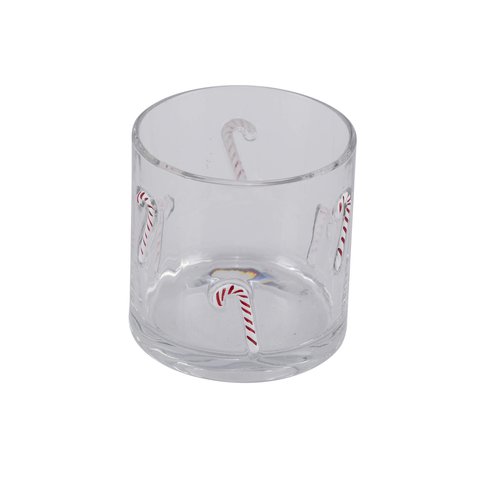 Xmas Candleholder Candy Cane,