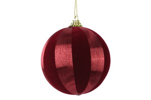 Xmas Ball Velvet Bordeaux