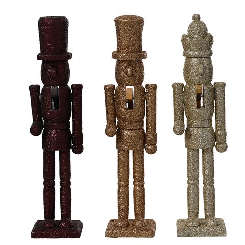 Xmas Nutcracker Stand Glitter