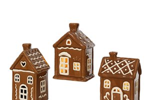 Xmas Led Gingerbread House