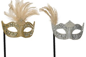 Carnival Mask With Feather