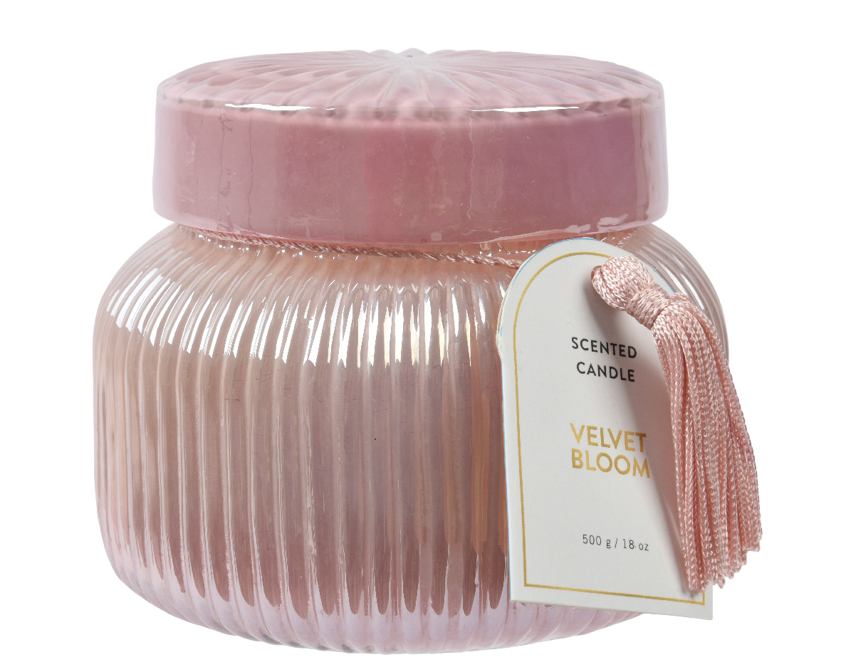 Scented Candle Velvet Bloom With Tassel