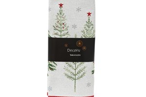 Xmas Tablecloth Tree White