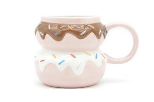 Mug Donut Shape Pink