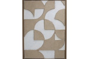 Wall Plaque Paper Natural