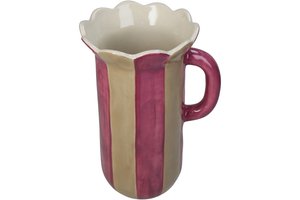 Vase Stripes Stoneware