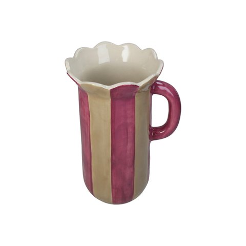 Vase Stripes Stoneware