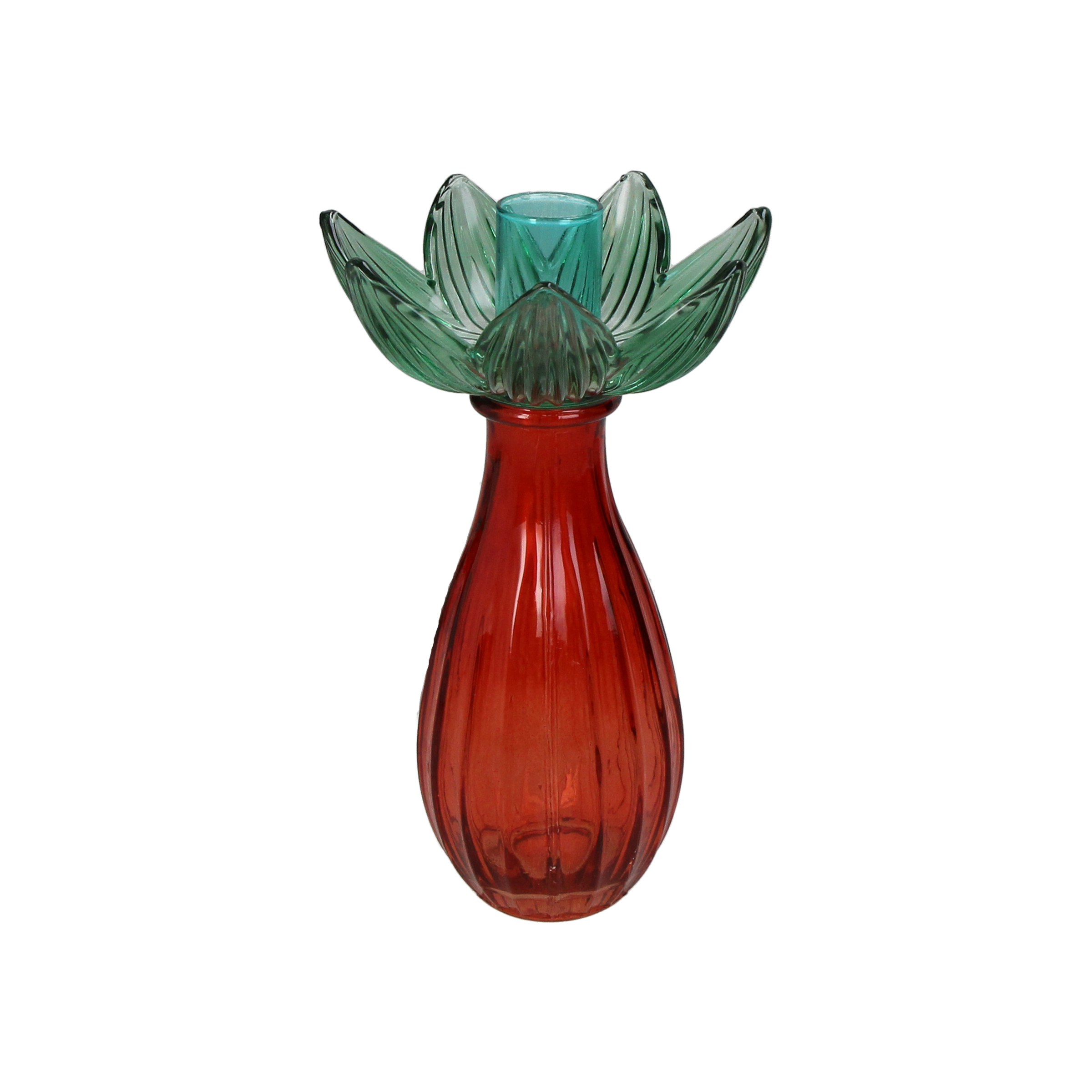 Candle Stick Lotus Glass