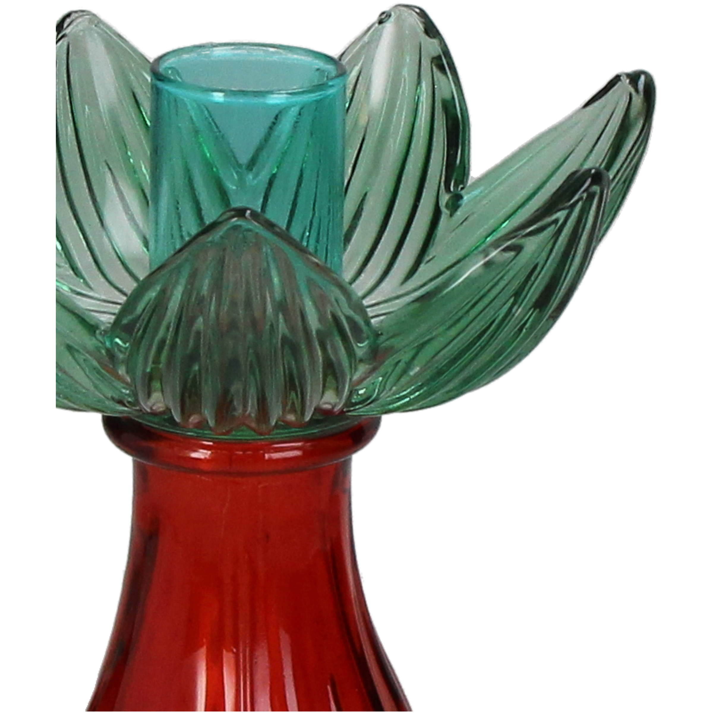 Candle Stick Lotus Glass