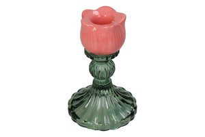 Candle Stick Tulip Glass
