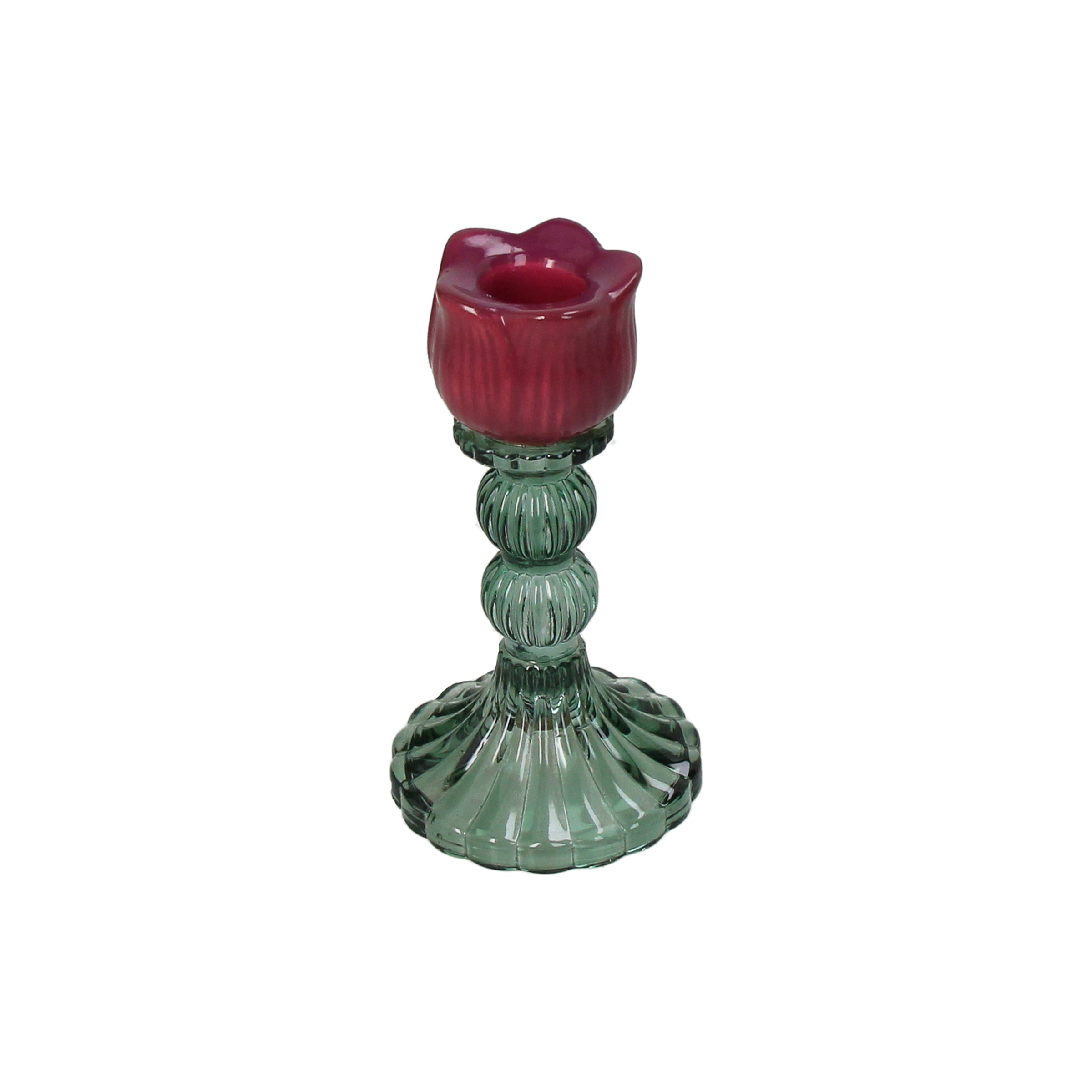Candle Stick Tulip Glass