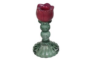 Candle Stick Tulip Glass