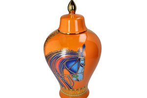 Jar Horse Orange