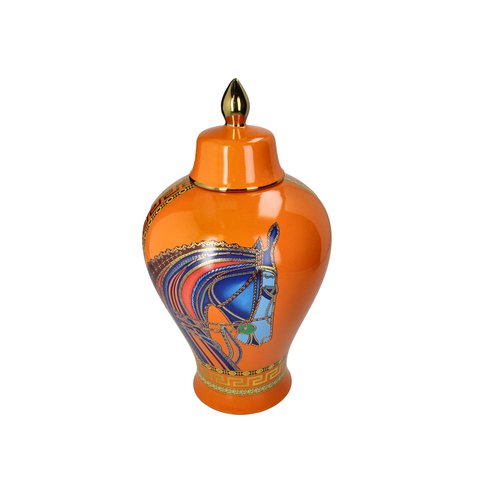 Jar Horse Orange