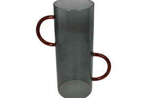 Vase Glass Grey