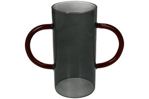 Vase Glass Grey