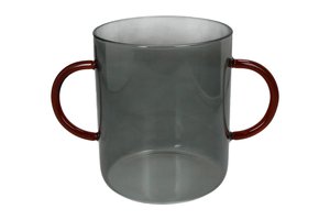 Vase Glass Grey