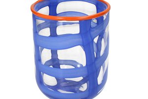 Vase Glass Blue