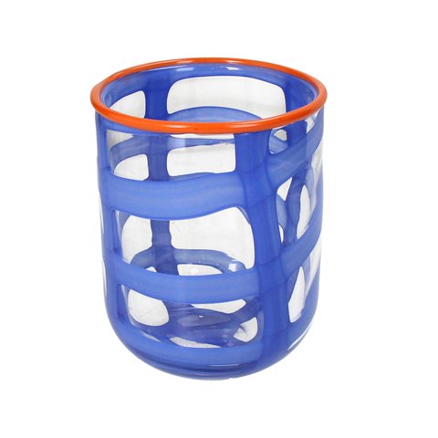 Vase Glass Blue
