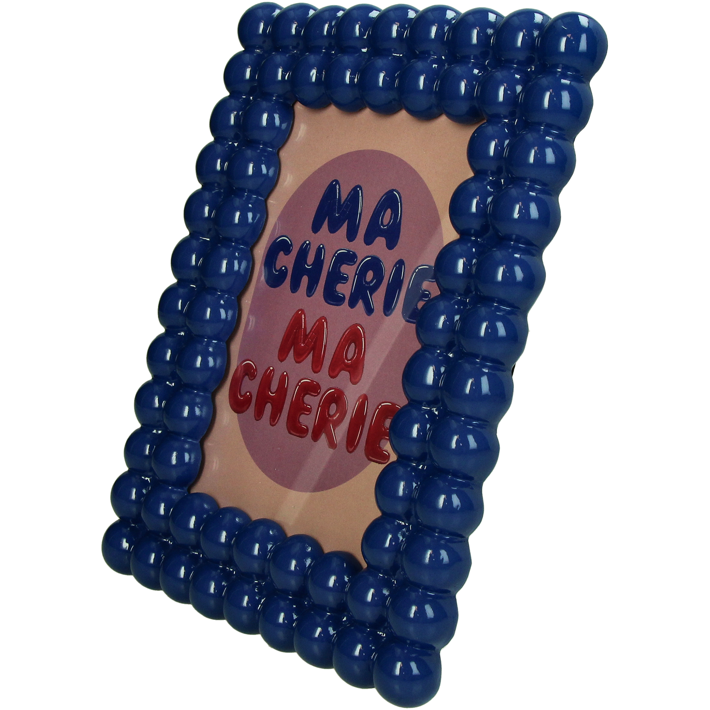 Photo Frame Bubbles Blue