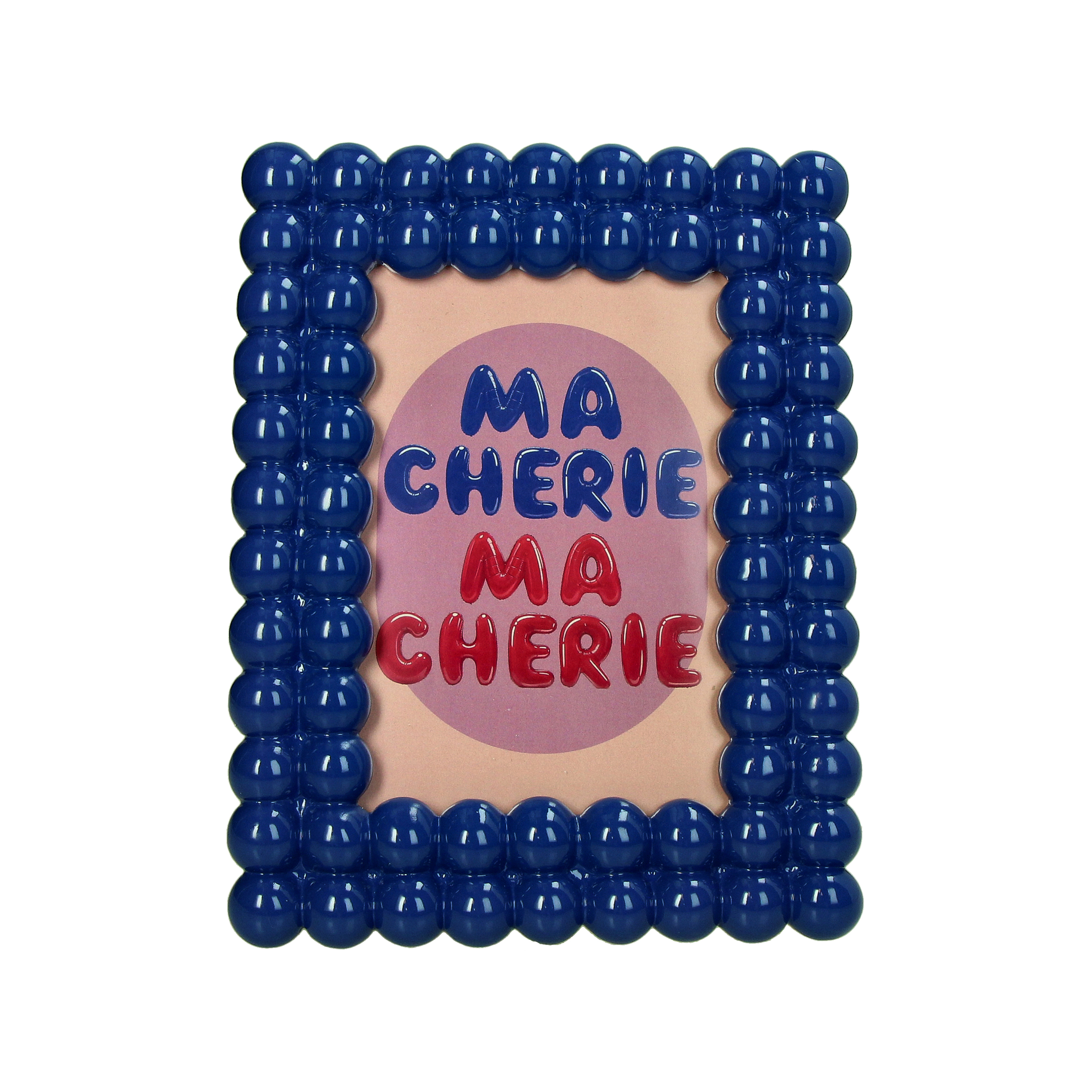 Photo Frame Bubbles Blue