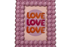 Photo Frame Bubbles Lilac
