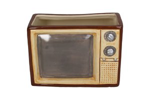 Planter Retro TV Dolomite