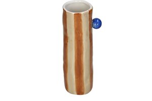 Vase With Stripes And Bubbles