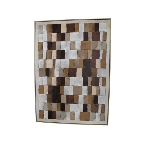 Wall Frame Canvas Shades Of Brown