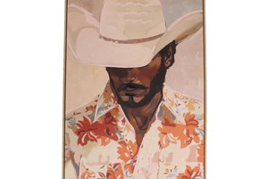 Wall Frame Canvas Cowboy