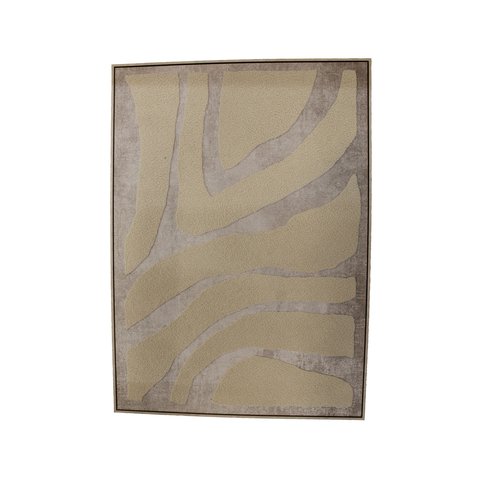 Wall Frame Canvas Beige