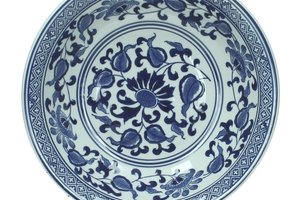 Bowl Porcelain Blue