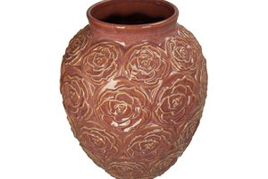Vase Roses Stoneware
