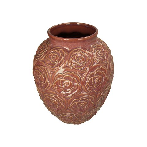 Vase Roses Stoneware