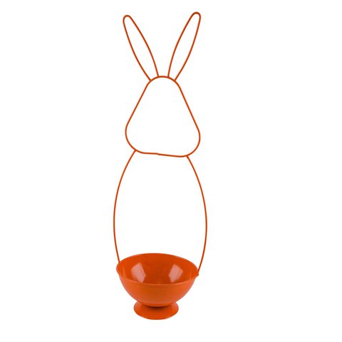 Metal Bowl Rabbit