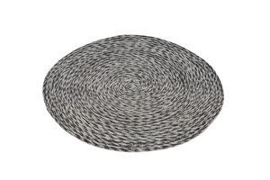 Placemat Round Black