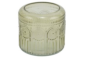 Vase With Motifs Green