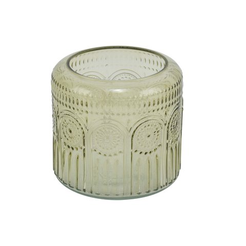 Vase With Motifs Green