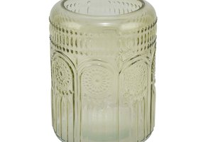 Vase With Motifs Green