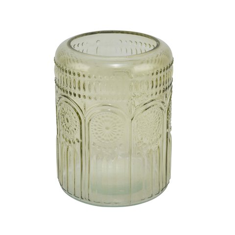 Vase With Motifs Green