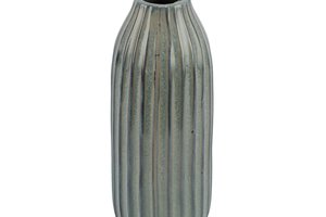Vase Fluted Glazed