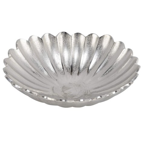 Bowl Deco Blossom Shape Silver