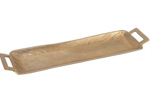 Tray With Handle Deco Gold