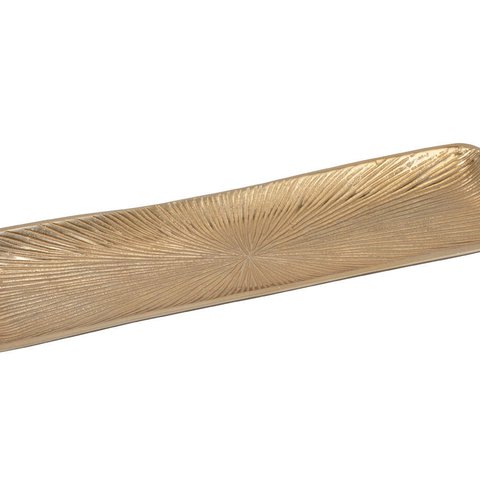 Tray With Handle Deco Gold