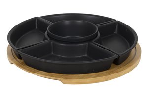 Serving Tray With 5 Compartments