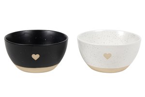 Bowl With Heart Speckle