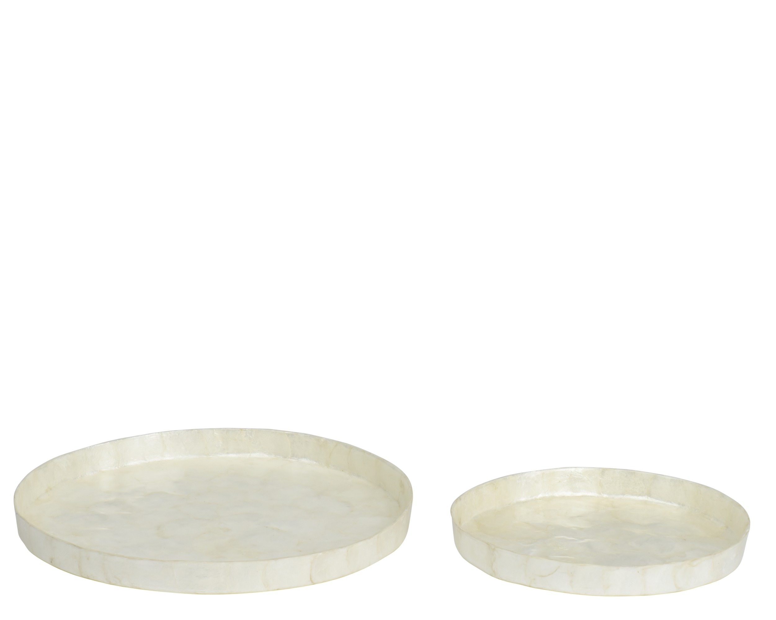 Tray Capiz Deco Pearl