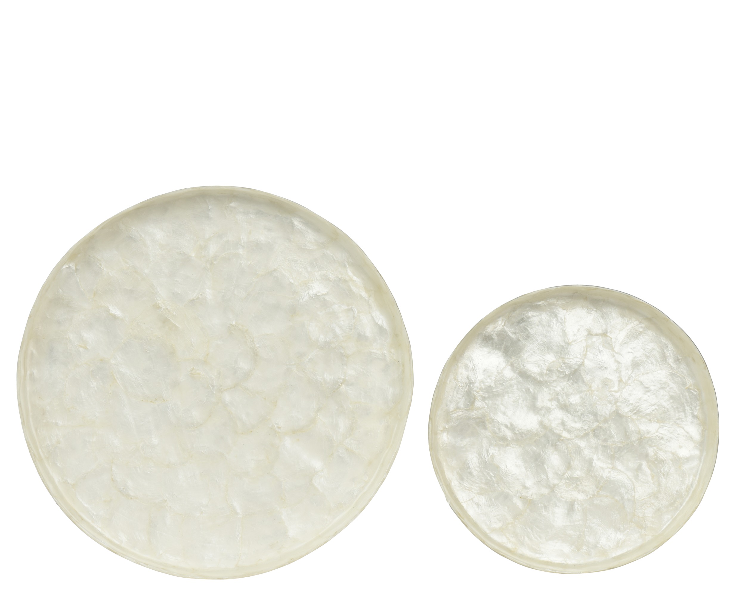 Tray Capiz Deco Pearl