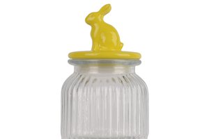 Storage Jar With Bunny