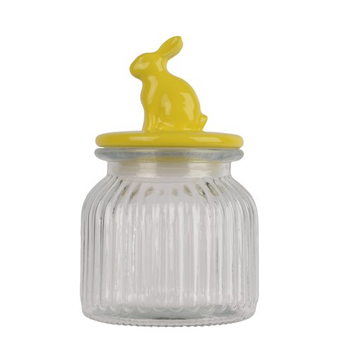 Storage Jar With Bunny